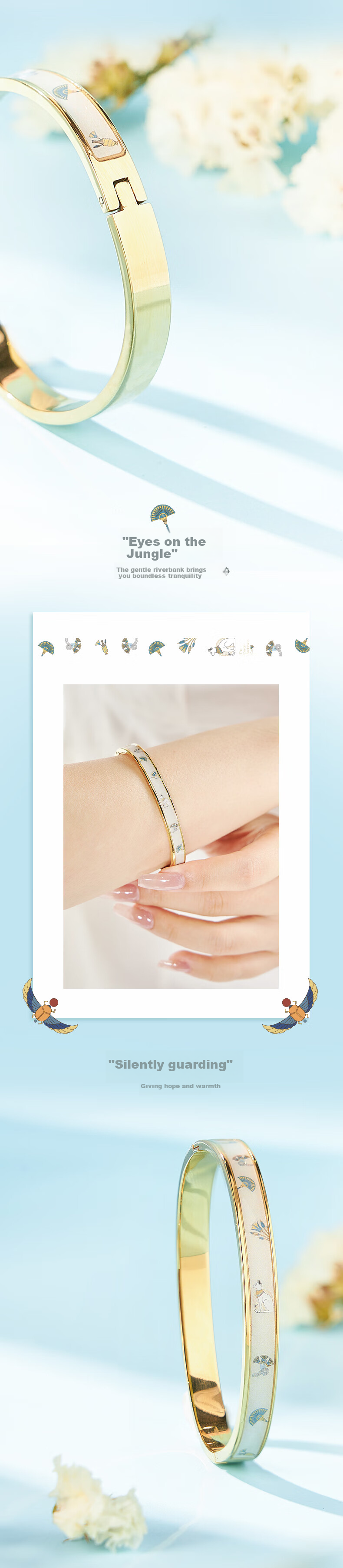 Dayingbowuguan, Museum-Grade Merian Orchid Butterfly Shadow Hollow Luxury Bracelet And Beaded Strand, Birthday Gift for Wome 4