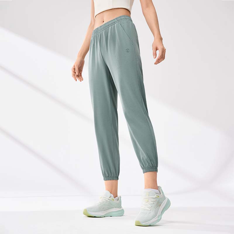 361° Women's Sports Pants, Spring And Summer Casual Joggers, Knitted Pants for Running, Fitness Training, Cropped Pants, 662514701H-2