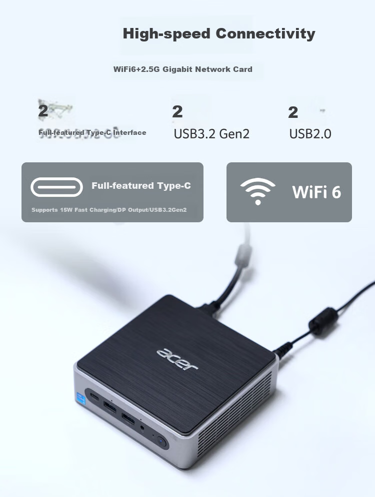 Acer Mini Pro Mini Desktop Computer OpenCLAW (13th Gen Intel Core I7-13620H, 16GB RAM, 512GB SSD) Custom Editio 6