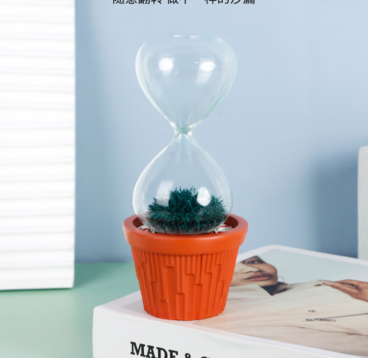 Extreme Space Hourglass Timer with Aromatherapy Magnet Creative Office Desktop Ornament Birthday Gift for Friends 1