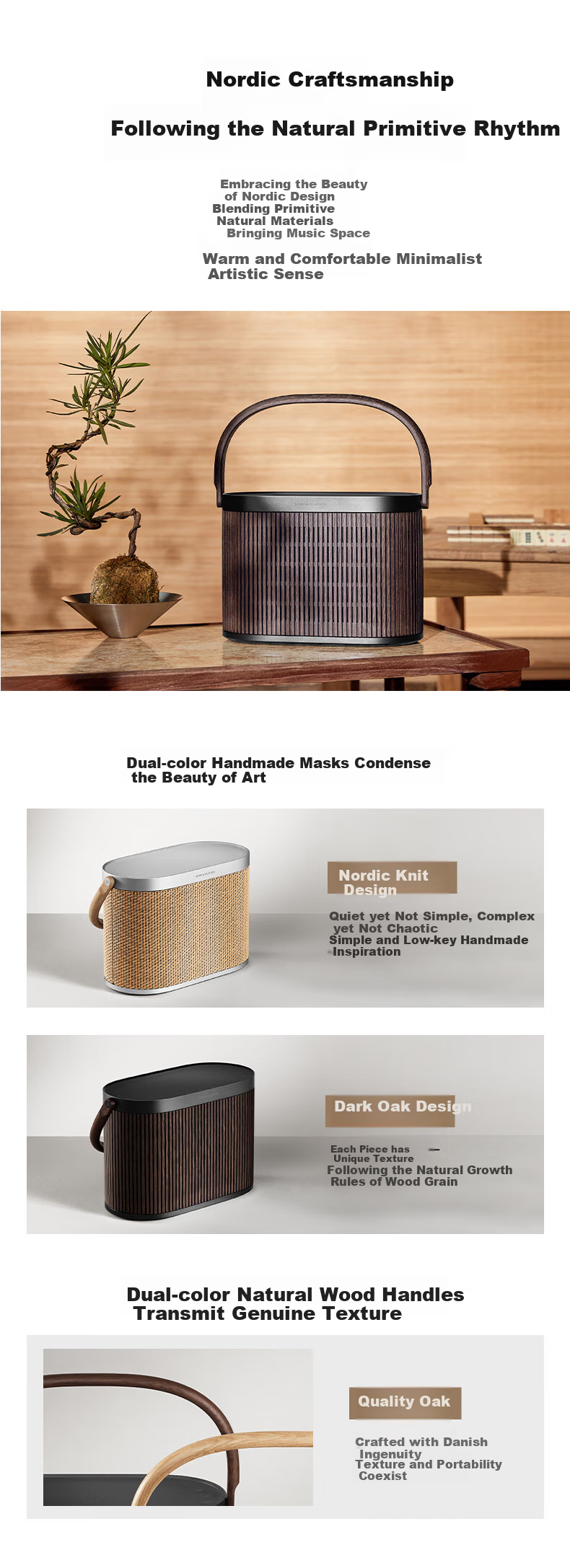 B&O Beosound A5 Portable Speaker, Danish Bo Bluetooth Speaker, Computer Speaker, Nordic Woven Version, Mid-Autumn Festival Gift [Gong Jun Endorsed] Present 3