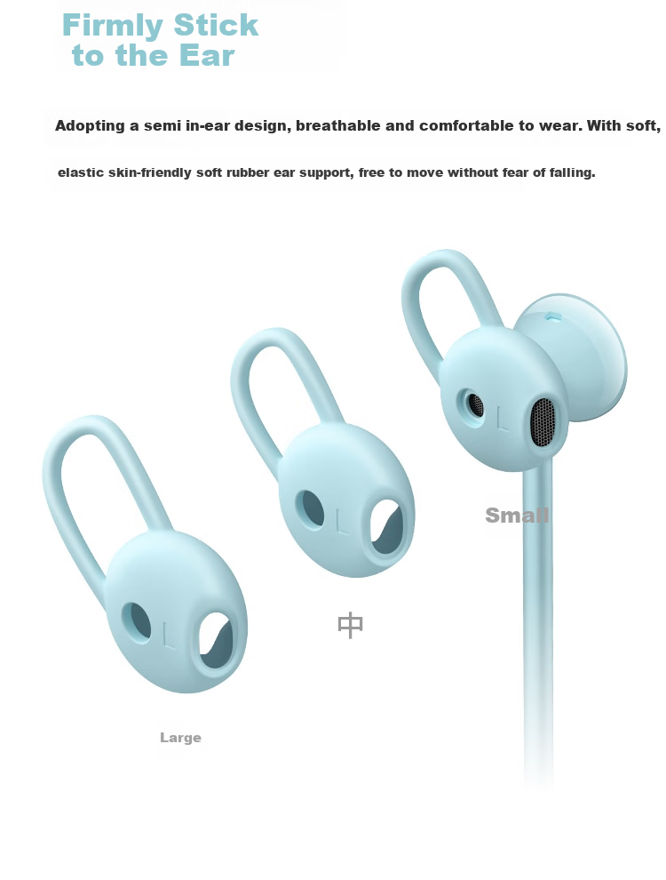 HUAWEI FreeLace Subsidy Edition, Bluetooth Sports Earphones, Semi-In Design, Long Battery Life, HUAWEI Sports Earphones, Mint Blue 9