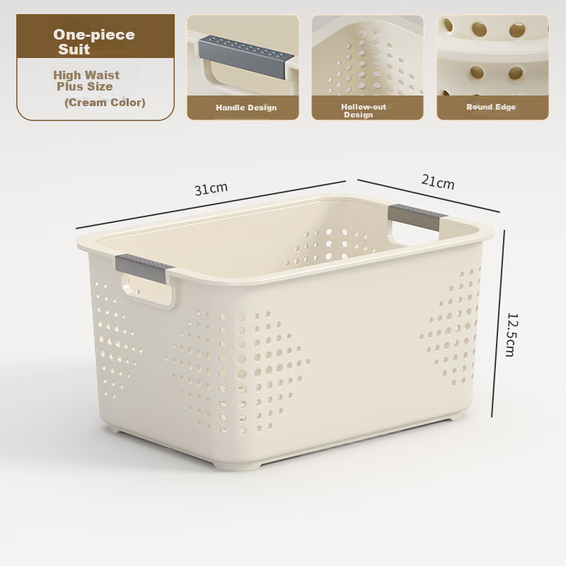 Jiadu Desktop Storage Box, Snack And Toy Organizer, Household Plastic Container, Kitchen Storage Basket, Miscellaneous Item Storage Bi