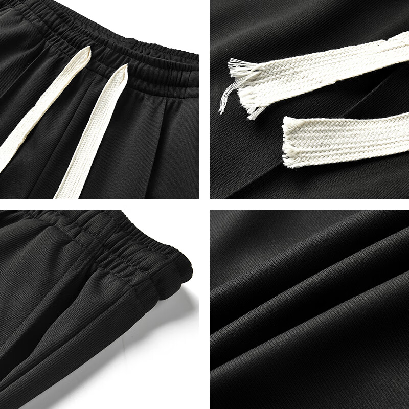 GENIOLAMODE Men's Shorts, Summer Lightweight Loose-Fitting Pants for Outdoor Wear, Quick-Dry Sports Basketball Shorts, Ice Silk Five-Point Shorts