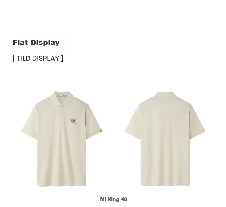 HLA POLO Shirt for Men, Snake Year Celebration Series, Cool-Feeling Large Size, Turn-Down Collar Short Sleeve, Summer Wear 5