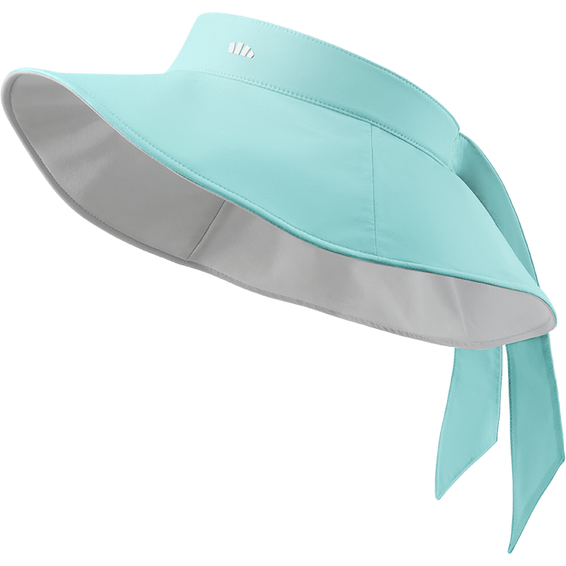 Beneunder Women's Portable Open-Top Bucket Hat Sun Protection Beach Hat UV Protection GP741 Blue