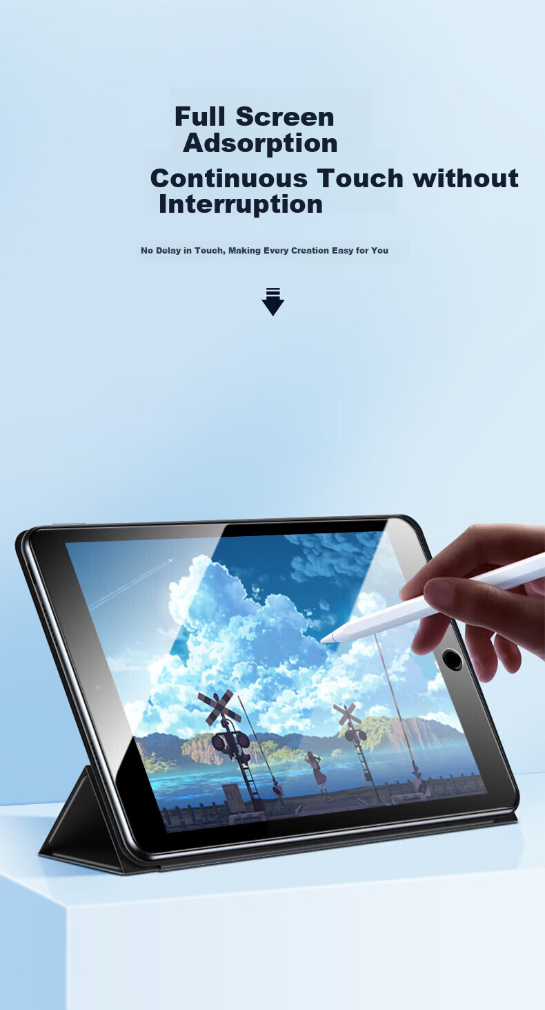 HBOALG Screen Protector for Redmi Pad SE, 2023 Model Xiaomi Redmi Tablet 11-Inch HD Tempered Glass Film, Full Coverage Anti-Drop Anti-Fingerprint Glass Film 5