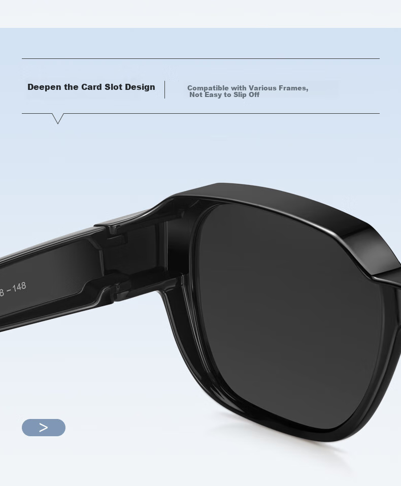 LOHO 2026 New Myopia Glasses Sunglasses Set, Polarized Driving Sunglasses for Nearsighted People, Fashionable Square Frame for Men And Wome 12