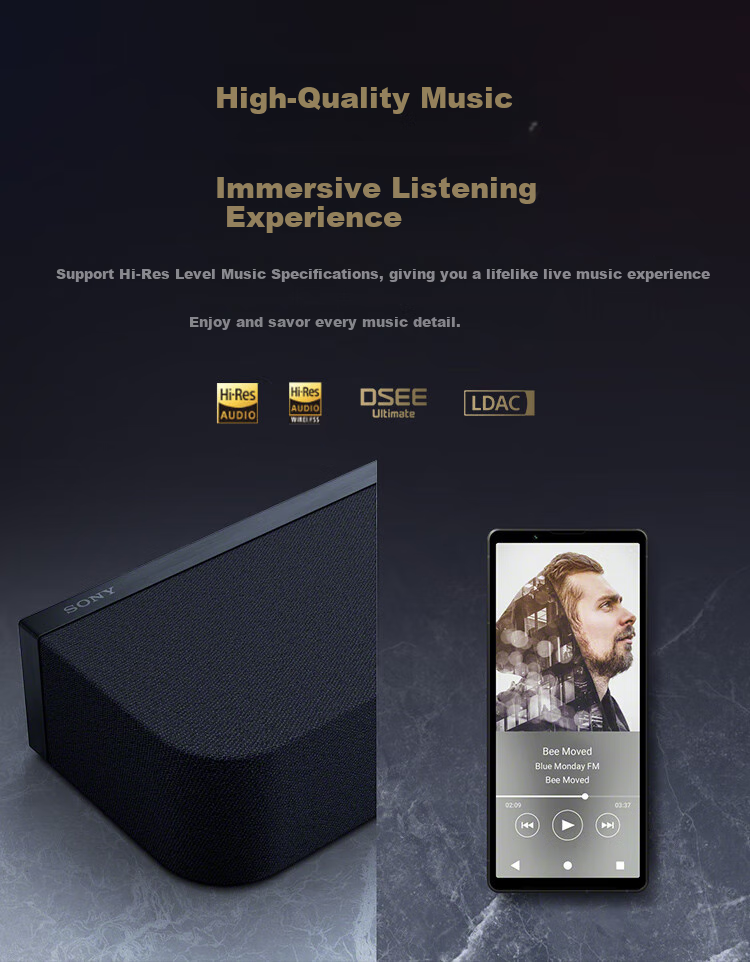 SONY HT-A9000 Dolby Atmos Soundbar with 360 Smart Dome, 4K/120Hz VRR ALLM Bluetooth Home Theater System 10