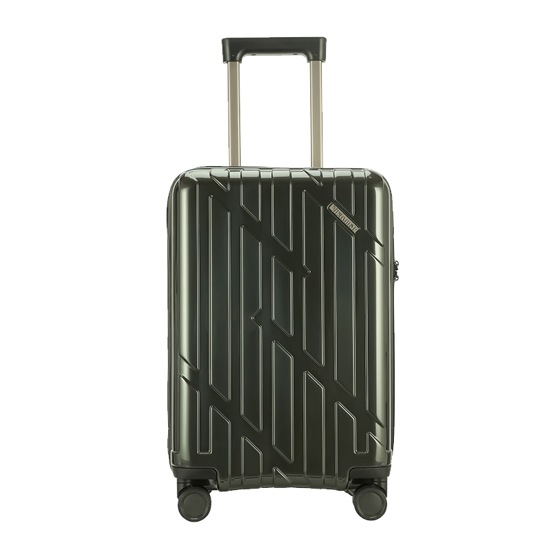 Diplomat Large Capacity 24-Inch Suitcase with Password Lock, Travel Luggage for Men And Women, Model TC-20093, Gray