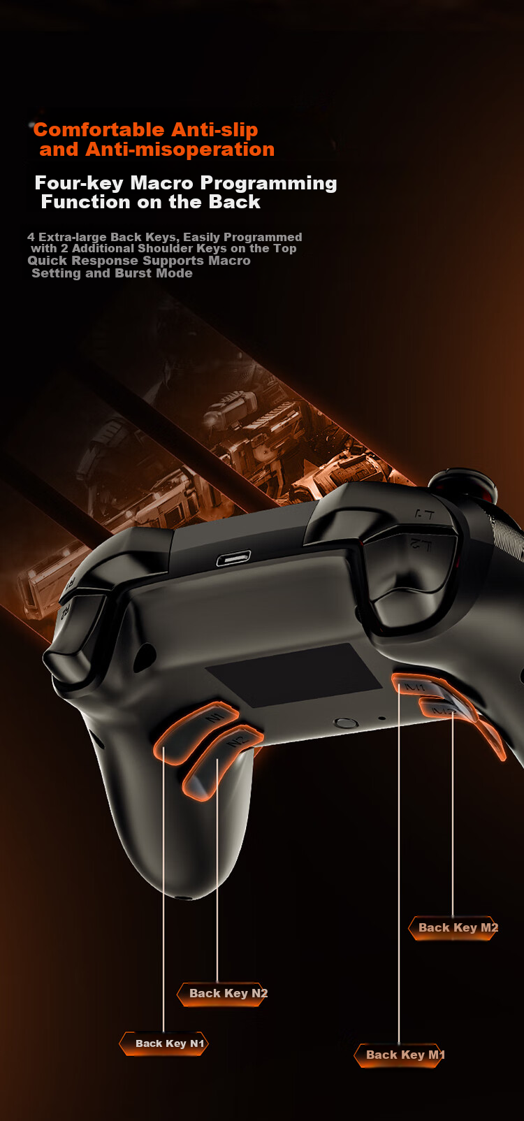 Lenovo S05 Wireless Game Controller Bluetooth Compatible with Xbox, Hall Trigger, Suitable for Switch 2, PC, Mobile Phone, Steam, Rescuer Dual Shadow Qijing Mingmo Yuanxu Zhuyou Black 12