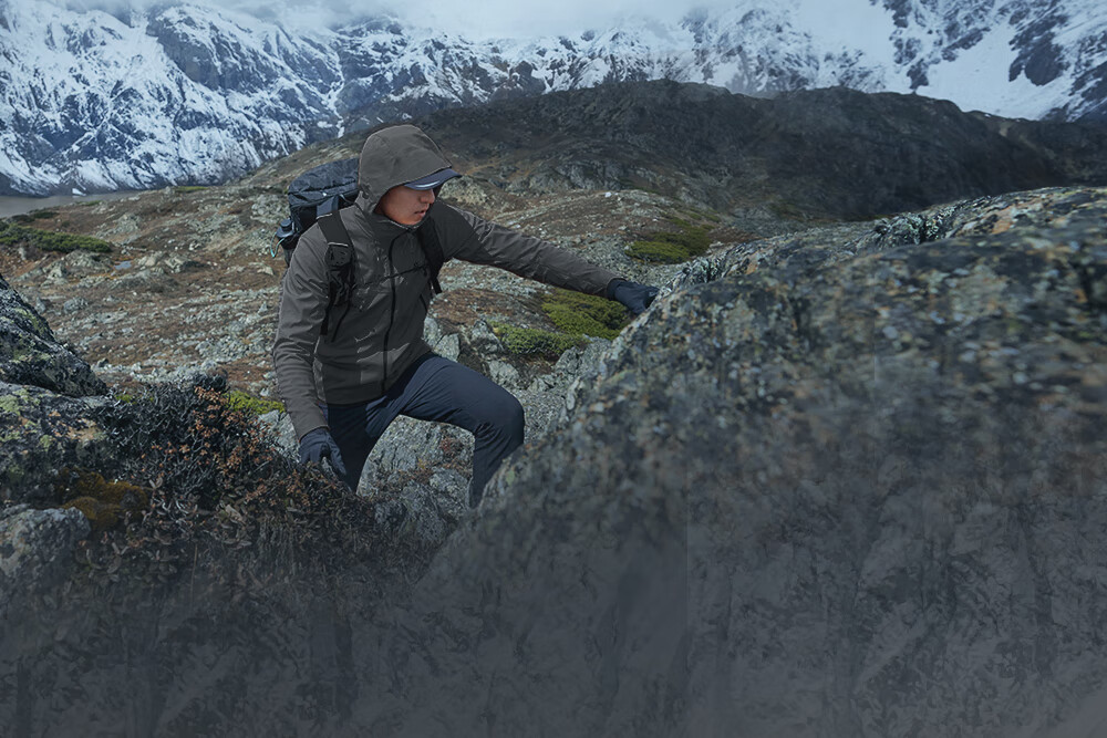 KAILAS M8 IC Stand Collar Thermal Softshell Jacket Men Durable Stretch Outdoor Climbing Windproof Jacket Autumn Winter 6