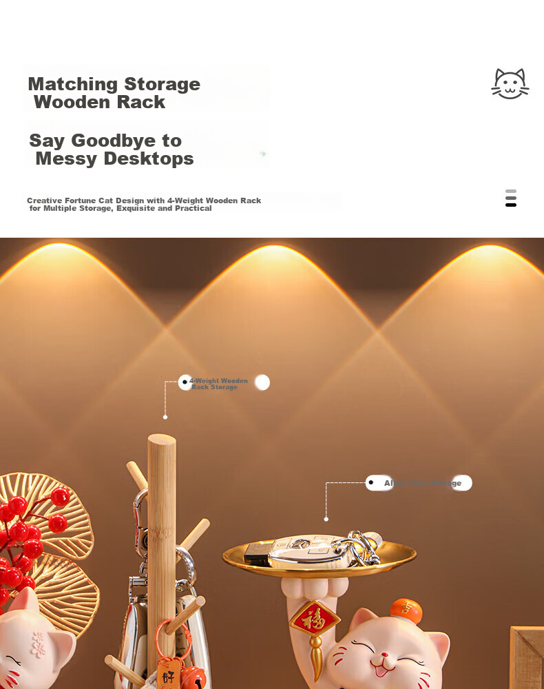 HUI XUAN LI Lucky Cat Money Tree Ornament for Office, Living Room, Entrance, New Chinese Style Sand Decoration, Housewarming Gift for New Store Opening 4