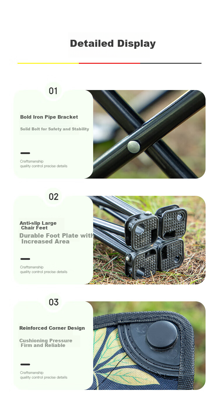 OFEIS Folding Stool Portable Outdoor Fishing Chair High-Speed Rail Train Folding Chair Travel Camping Queuing Essential 11