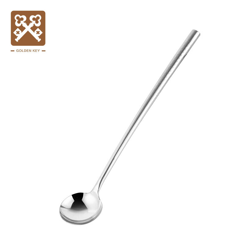 Jinyaoshi Stainless Steel Wok Ladle, Kitchen Spatula, Serving Spoon, Soup Ladle, Portion Spoon, Porridge Spoon, Commercial Use, 200 Grams, GK-DFS20