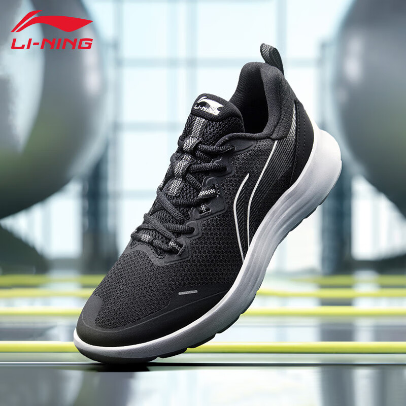 LI-NING Men's Sports Shoes, Spring And Autumn Mesh, Comfortable Breathable Lightweight Soft Training Versatile Running Casual Jogging Shoes