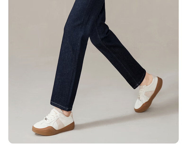 ESE-Y Spring 2025 New Slim-Fit Straight-Leg Pants, Dark Blue Denim Jeans for Women, Black, Size 26 2