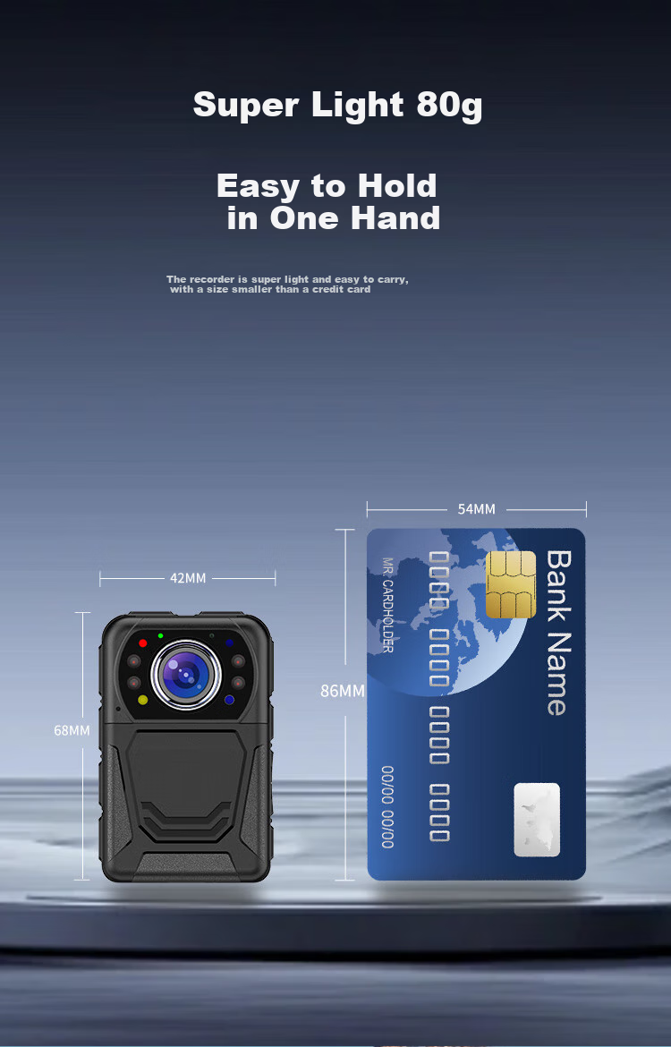 Pufa Eye A2 Law Enforcement Recorder 5800MP Portable HD Night Vision Audio Evidence Recorder 256GB 3