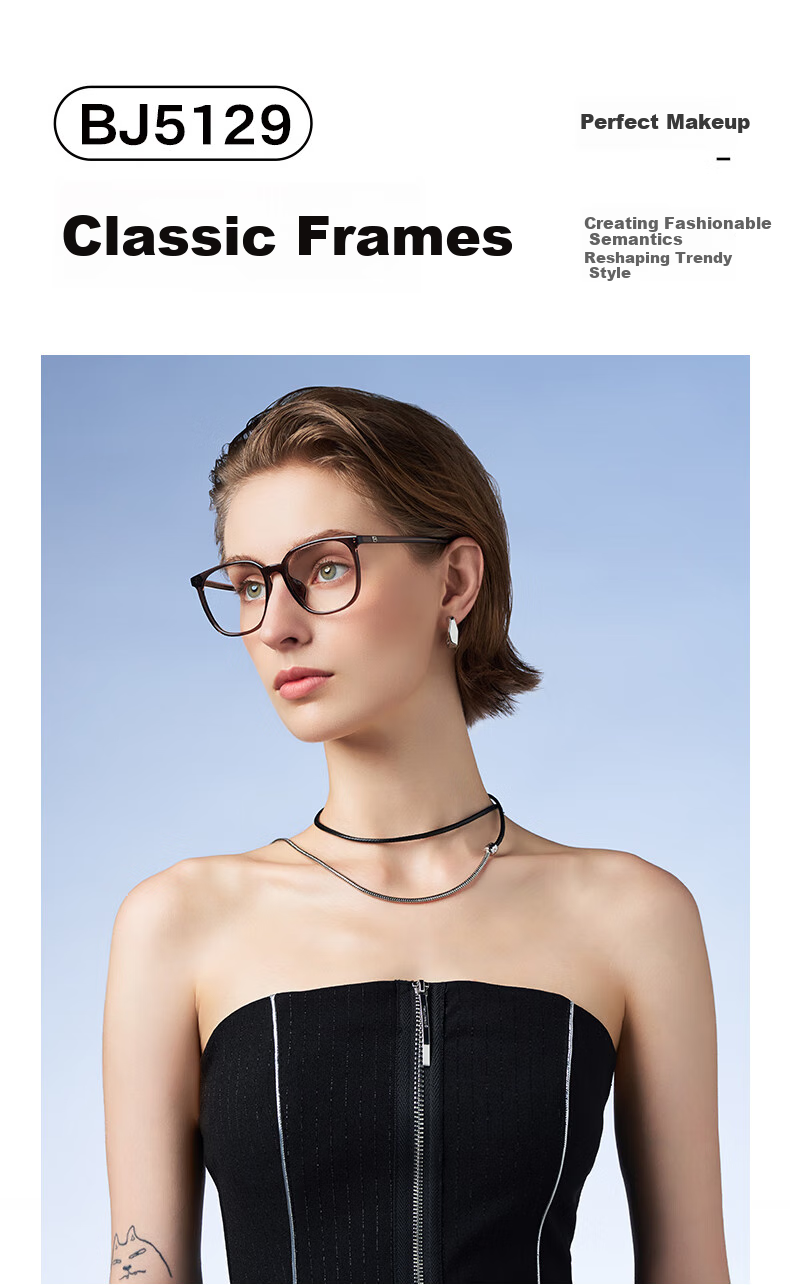 BOLON Trendy Large Frame Optical Glasses for Men And Women with Lightweight Design BJ5129 2