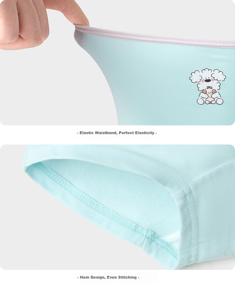 BALABALA Girls' Cotton Underwear, Children's Boxer Briefs, for Young And Older Girls, Three-Pack [Miiichan IP] 209925170006 8