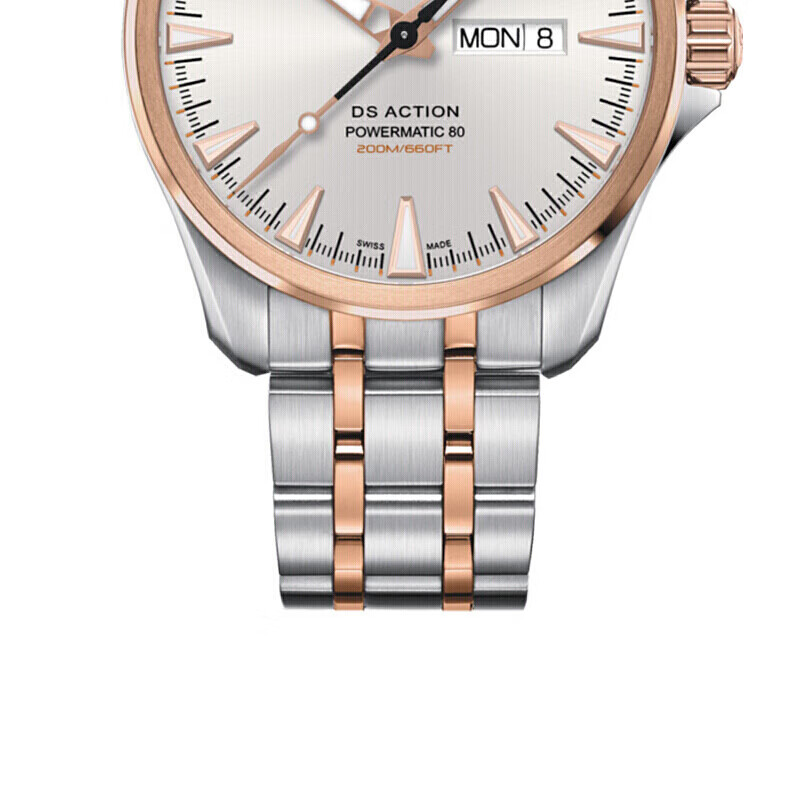 Certina Swiss Watch Powermatic Series Dual Calendar Mechanical Men's Steel Bracelet Watch C032.430.22.031.00