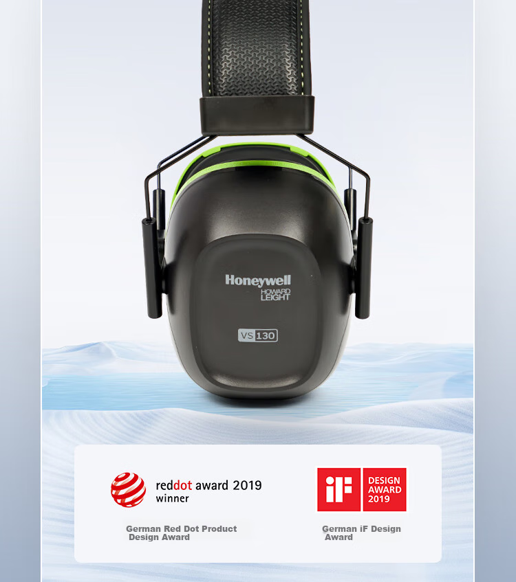 Honeywell Soundproof Earplugs, Industrial Noise Reduction, Factory Construction Renovation Sleep Study Anti-Noise 35db Gray-Green VS130-R1035109GN 4