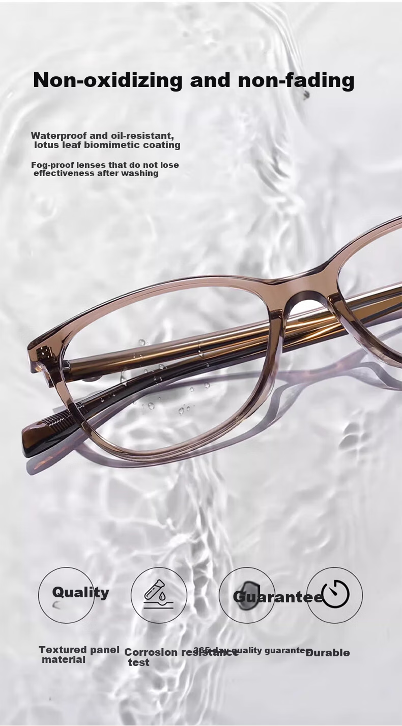 LOHO New 2024 Cat Eye Glasses for Women, Myopia, Anti-Blue Light, Slimming Frame, Bare Face Glasses, Prescription Available, YX8063 Orange 20