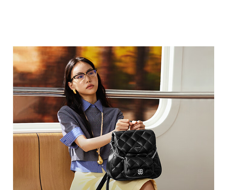 JUST STAR Celebrity-Style Bowling Bag, Women's Handbag, 2026 New Luxury Shoulder Crossbody Boston Tote Bag, Birthday Gift 18