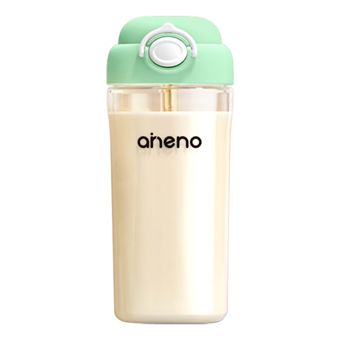 Aneno Children's Straw Cup, Baby PPSU Drinking Cup, Stylish Cup for Girls, Parent-Child Interaction, Student And Kindergarten Use, with Measurement Markings