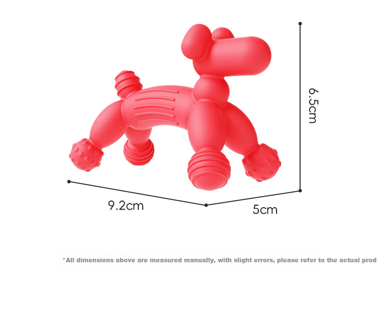 DOCTOR MA Baby Teether Mushroom-Shaped Teether Toy, Anti-Thumb Sucking Teether, Balloon Dog Desig 17