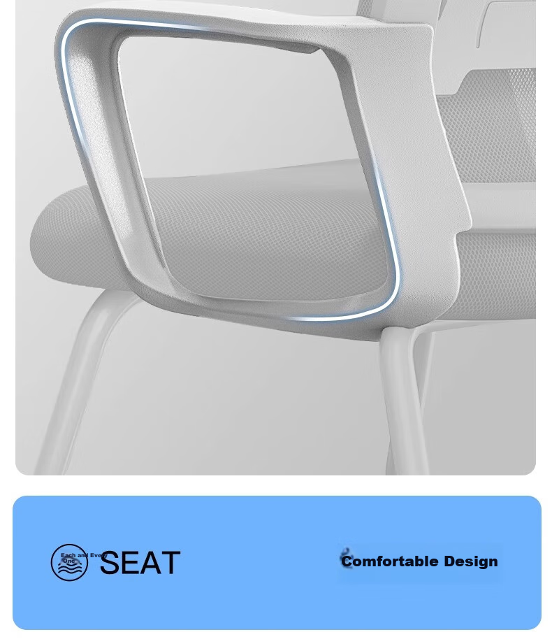 Quanpinwu Computer Chair, Conference Office Chair, Home Student Study Chair, Dormitory Chair with Backrest, Bow-Shaped Chair, Ergonomic Chair 13
