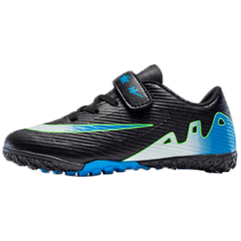 Shuangxing Children's Soccer Shoes for Boys And Girls, Big Kids' Molded Studs TF Artificial Grass Training Shoes, Student And Youth Slip-On Sneakers