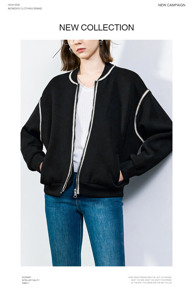 YANYEE Short Elegant Jacket for Women, 2025 Early Spring Commute Simple Versatile Ladies Baseball Coat, Wine Red, M 7