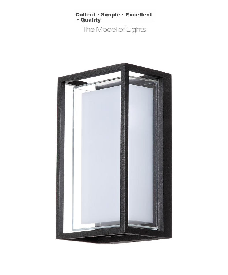 ZIDENG Solar Light Outdoor Waterproof Wall Lamp LED Aluminum Upper And Lower Illumination Villa Fence Landscape Lighting Fixture 7