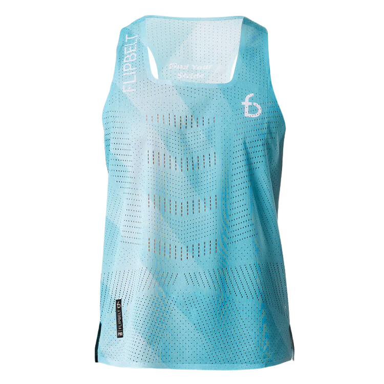 Flipbelt [Wind Tunnel Vest 2.0] Men's Summer Sleeveless T-Shirt for Running And Fitness, Quick-Dry Athletic Top, Aidelaisi, L