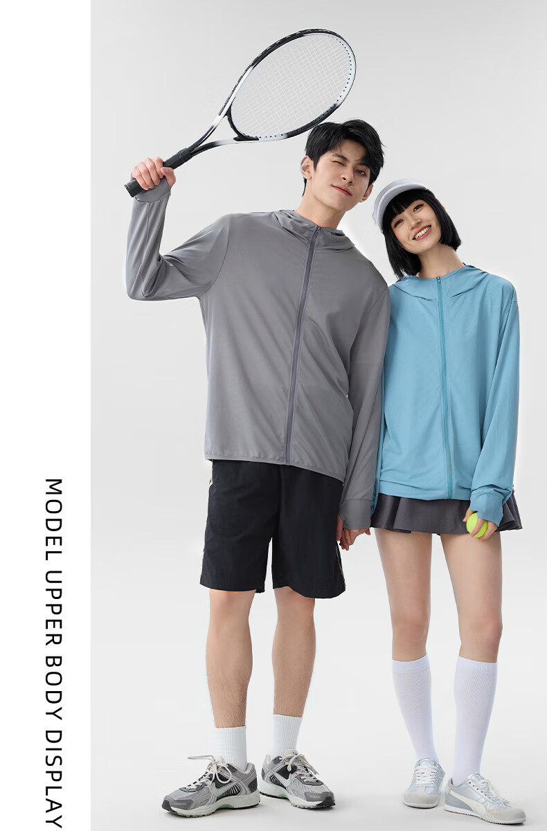 Baleno Sun Protection Jacket for Men And Women, Summer UPF50+ Lightweight Ice Silk Breathable Quick-Dry Hooded Coat, Commuter Long-Sleeve Jacket 18