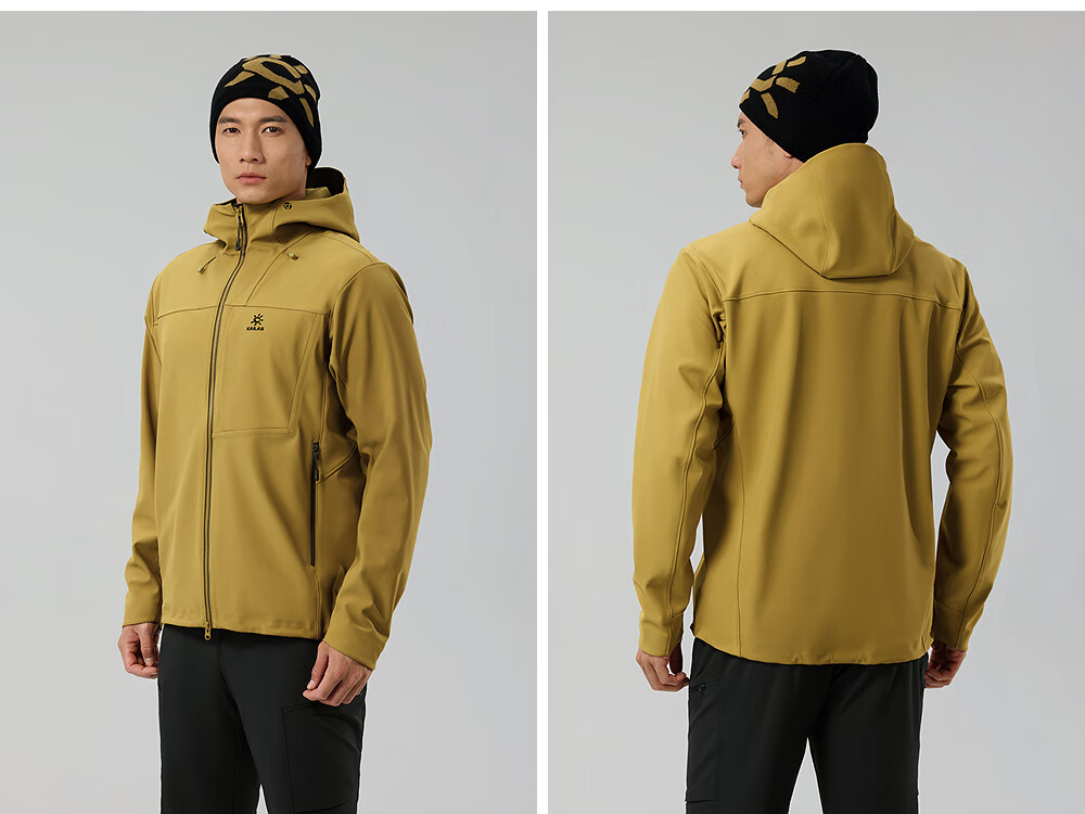 KAILAS M8 IC Men's Fleece-Lined Softshell Jacket Breathable Stretch Windproof Durable Hooded Mountaineering Coat 7
