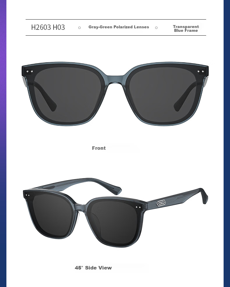 HELEN KELLER Sunglasses for Men And Women, UV Protection Polarized Sunglasses, Driving Sunglasses H2602H01 16
