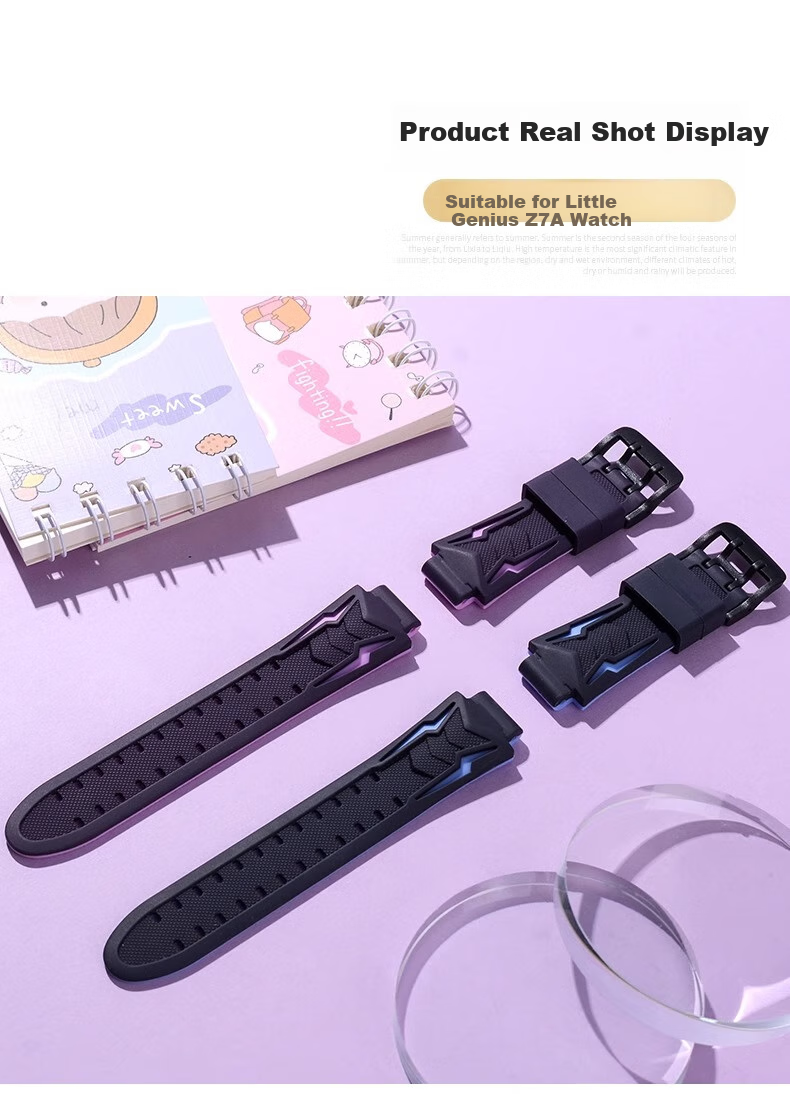 CHENSONG Compatible Silicone Watch Band for Xiaotiancailiao Smartwatch, Suitable for Xiaotiancailiao Z7A, Z11/N3/q1a/Q2A/D2/A/D3/Z6P/z9/z8/z7/Z6S/z6/z5A/pro 6