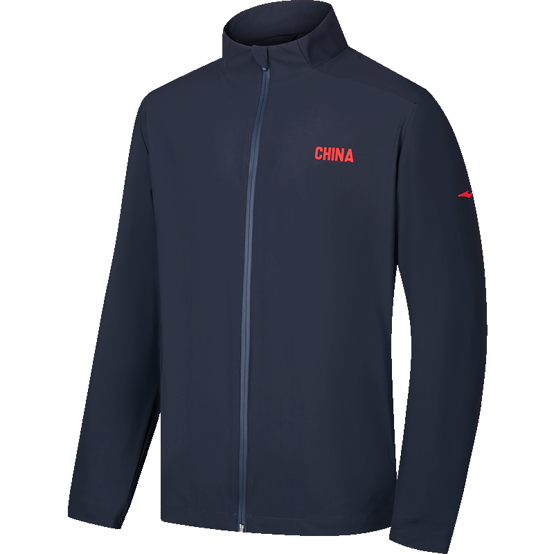 ERKE Men's Jacket, Autumn Outerwear, Cycling Wear, Stand-Up Collar, Slim Fit, Versatile, High-Elasticity Running Windbreaker, Versatile Dark-Colored Men's Top