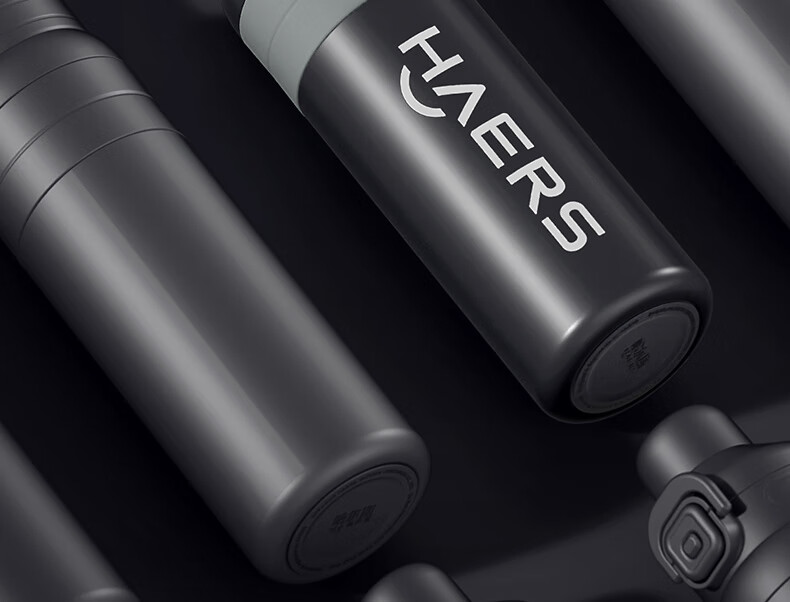 HAERS Insulated Mug, 316 Stainless Steel, Large Capacity, for Men And Women, Dual-Use Sports Water Bottle, Stylish Fitness Portable Cup 18