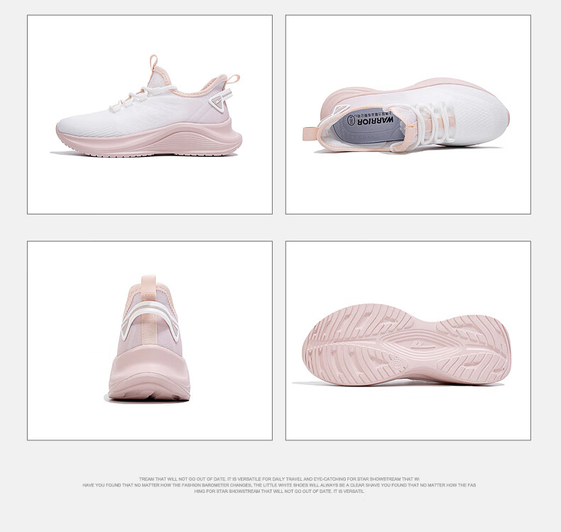 Huili Official Women's Shoes, Summer Sports Shoes for Women, 2026 New Lightweight Running Shoes, White And Pink, Size 38 16