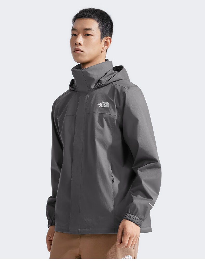 The North Face Men's Outdoor Waterproof Single-Layer Hard Shell Jacket 8BA8, Cosmic Black/4H0, 3XL 7