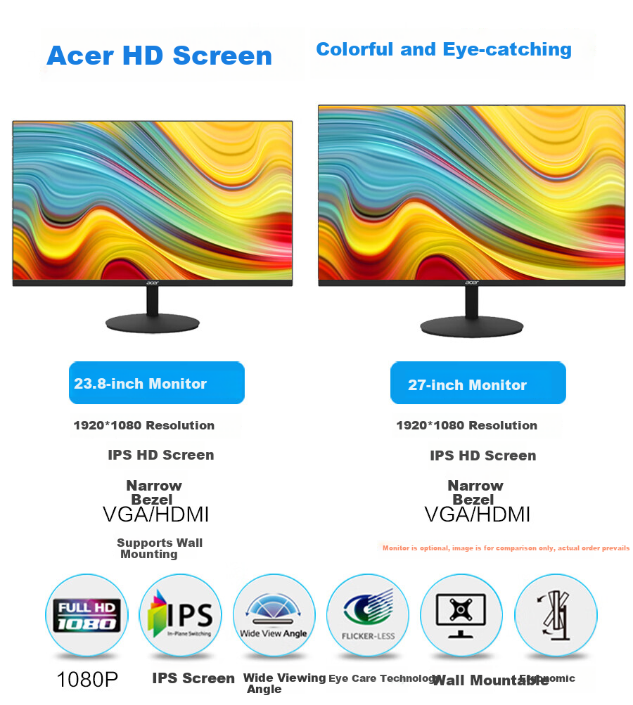 Acer Shangqi Desktop Computer Host (Core Ultra U5_225, 16GB RAM, 1TB SSD) Office Business Home Use 7