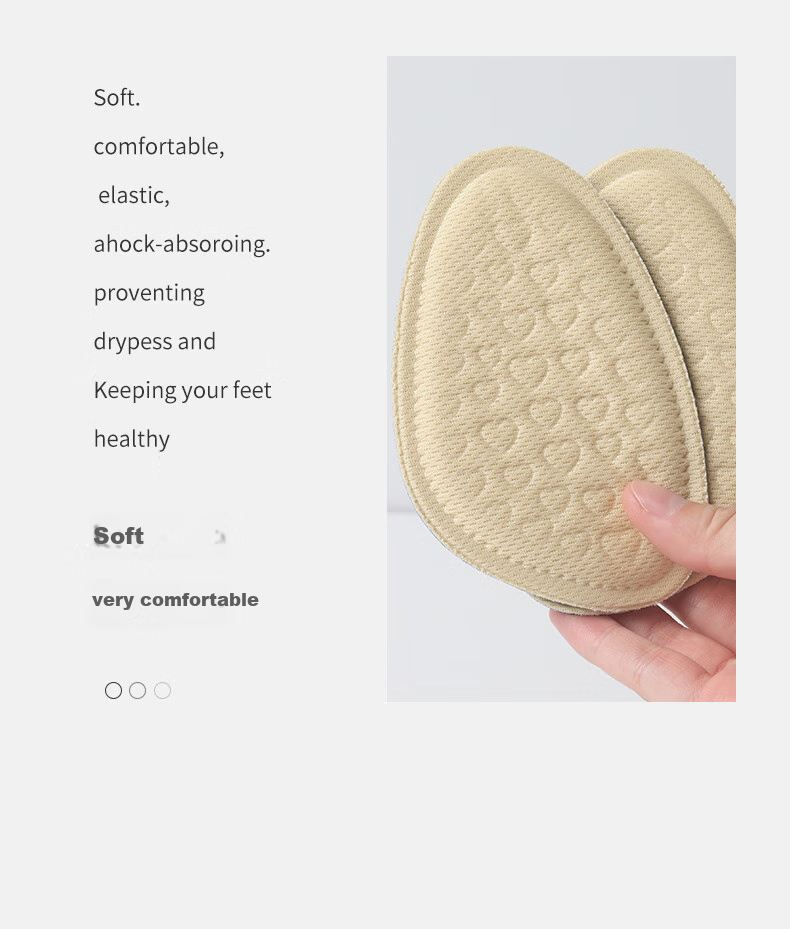 FOOTOPPO High Heels Front Palm Pad, Women's Half Size Insoles, Leather Shoes Half Insoles, Foot Pads, Non-Slip Shoe Soles, Thickened Shoe Inserts, Shoe Enhancers 11