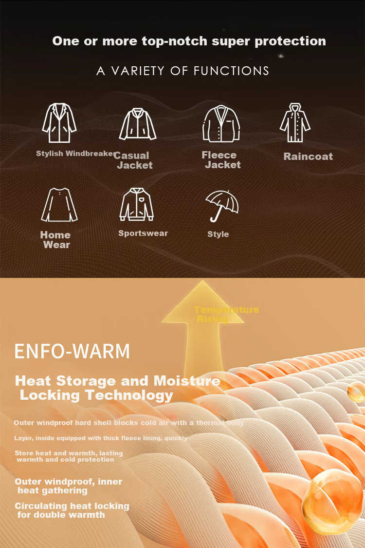 JEEP [Yuanzheng Series Windbreaker] Three-In Outdoor Hiking Jacket with Fleece Inner Layer, Spring And Autumn Windproof Coat for Me 2