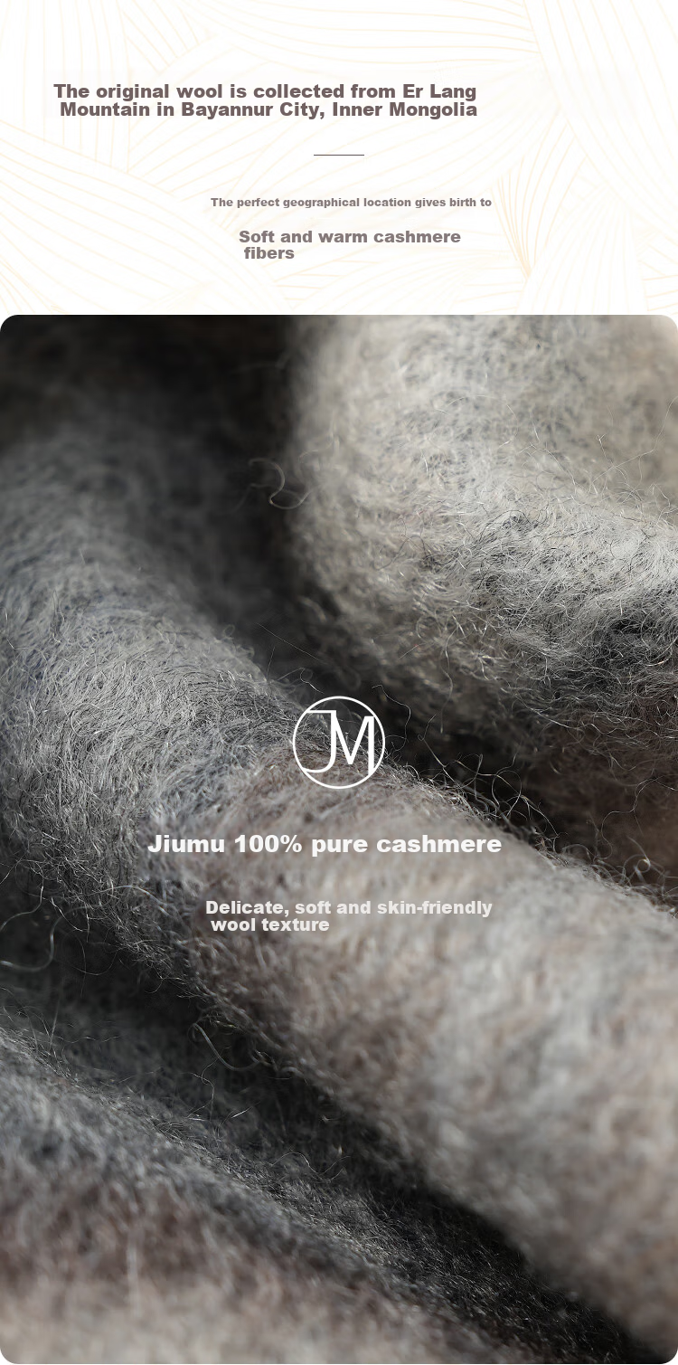 JIUMU 100% Cashmere Scarf for Women, Autumn And Winter Shawl, Warm Neck Wrap, Gift for Girls, Mid-Autumn Festival Birthday Present, Gift Box Set 2