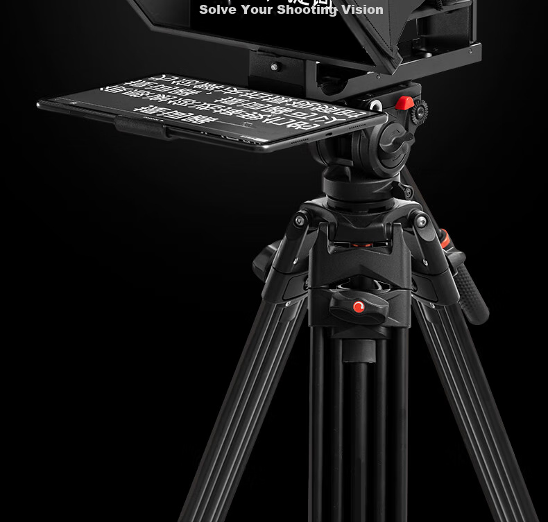 AMBITFUL T14Pro Large Screen Teleprompter Host Phone Tablet DSLR Mirrorless Camera Portable Teleprompter Video Recording Prompt Subtitle Live Streaming Interview Gaffe-Fixing Device 1
