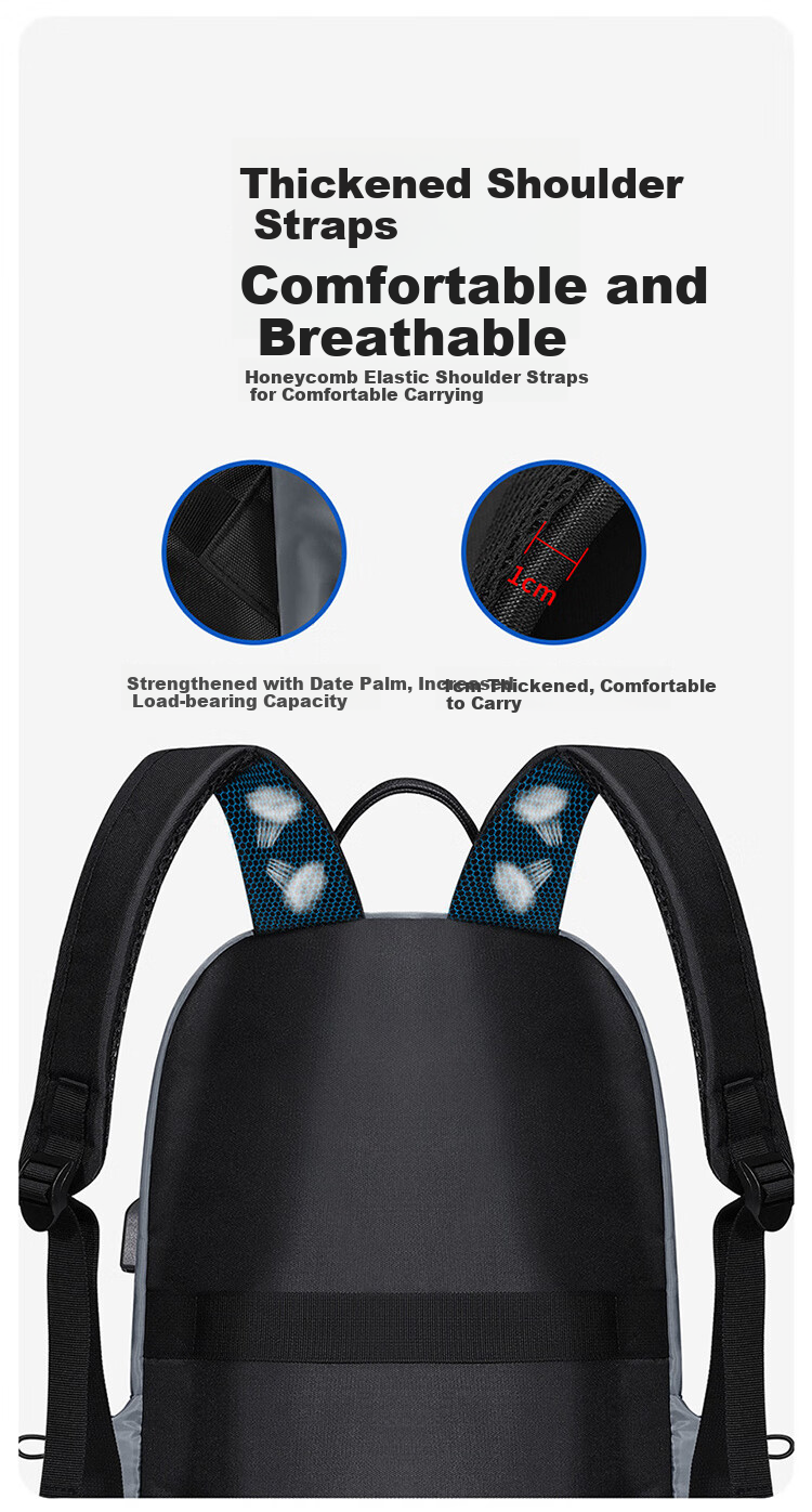 Biyoumei Backpack for Men, Fashionable Casual Travel Bag, Laptop Bag, School Bag for High School And College Students, Middle School Bag for Wome 6
