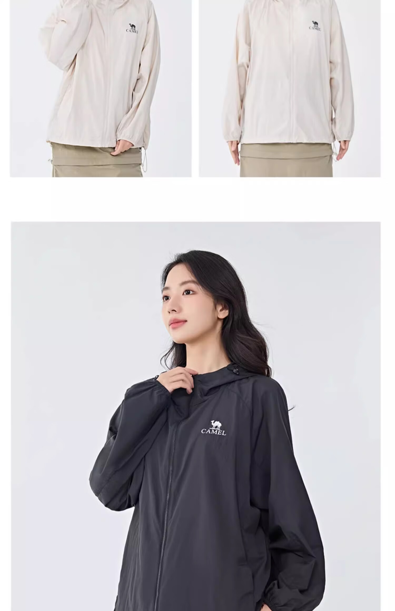 CAMEL 【Muguang C+】Sun Protection Jacket 25 Spring Summer UPF400+ Original Yarn Unisex Cooling Sun Protection Clothing 9001 XL 22